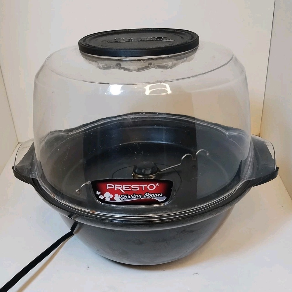 Presto‎ Stirring Popper Model 0520001 Electric Popcorn Popper Tested And Working